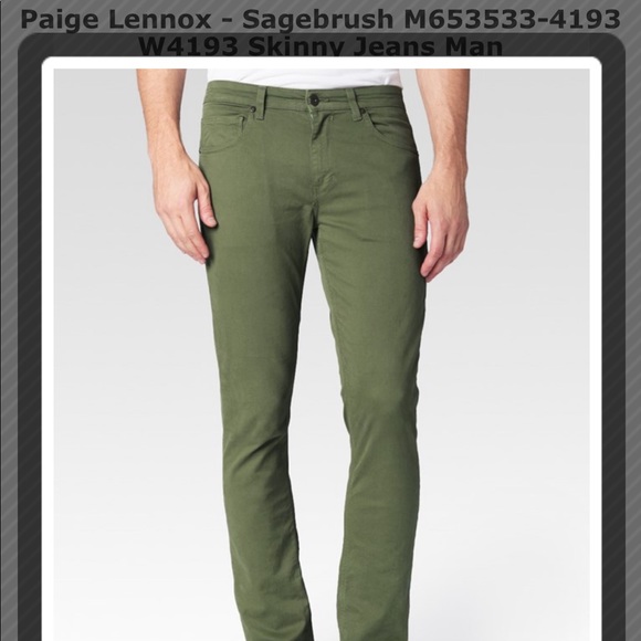 Paige Lennox Sagebrush Twill - Picture 1 of 4
